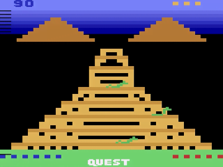 Quest for Quintana Roo title screen for Atari 2600